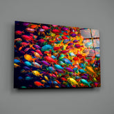 Fish World Glass Wall Art || Designer Collection.